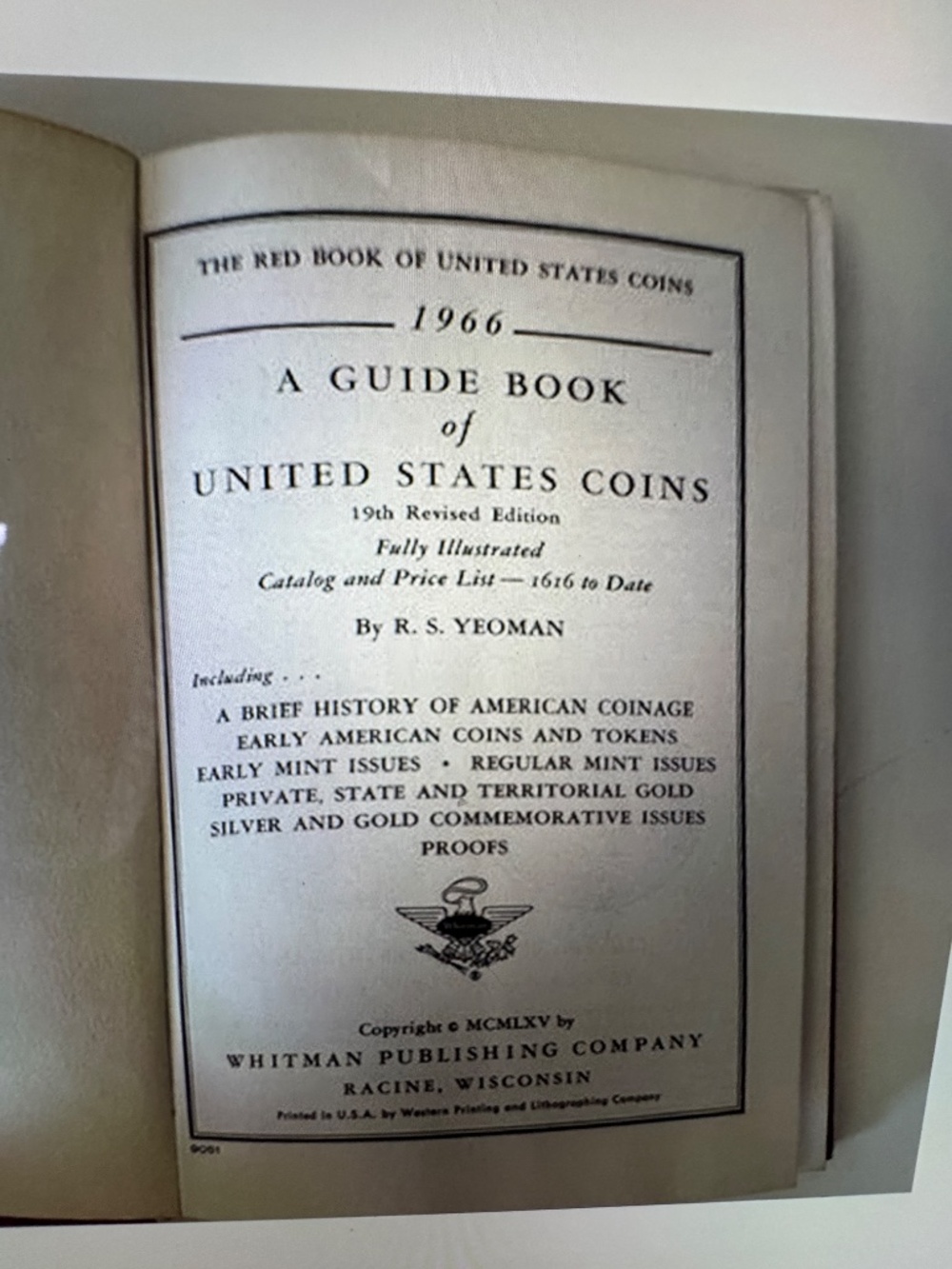 A Guide Book of United States Coins 19th Editions 1966 - Picture 2 of 7